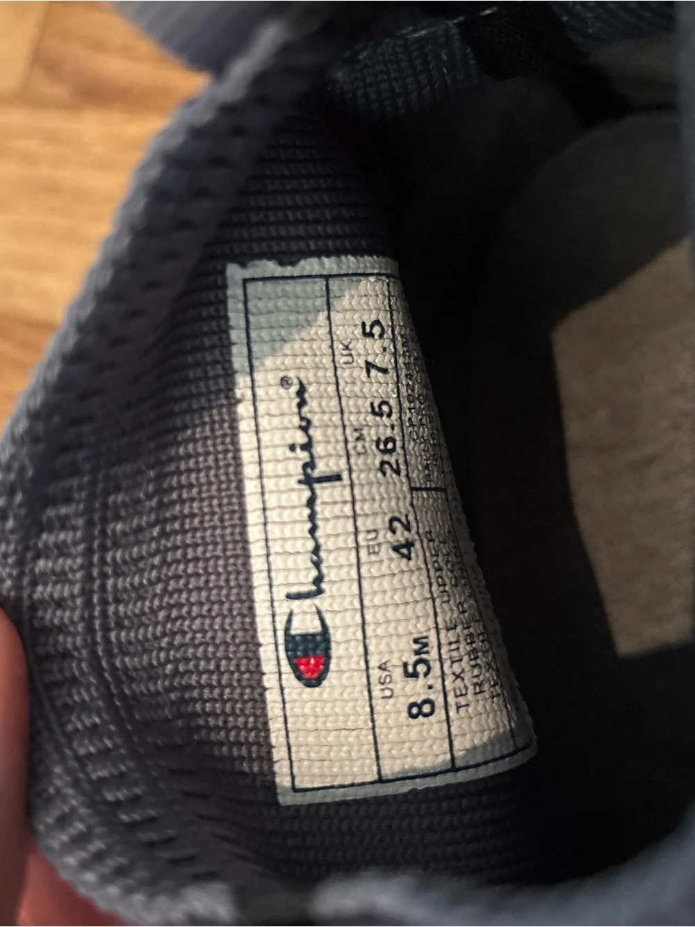 Champion Men's Slip-On Athletic Sneakers in Gray